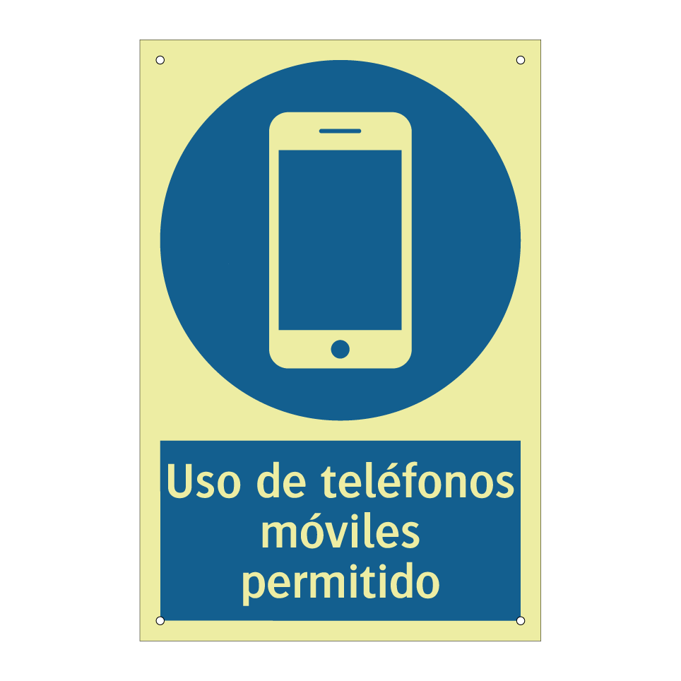 Uso de teléfonos móviles permitido