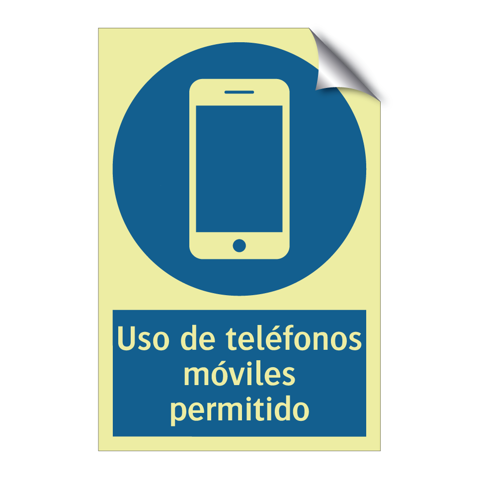 Uso de teléfonos móviles permitido