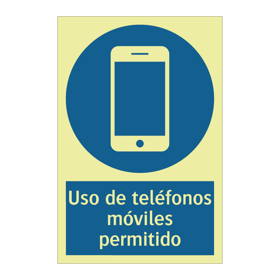 Uso de teléfonos móviles permitido