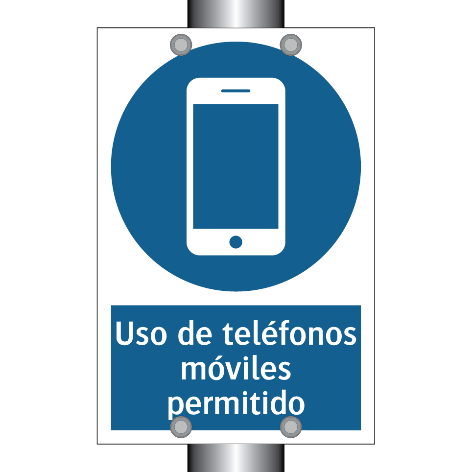 Uso de teléfonos móviles permitido