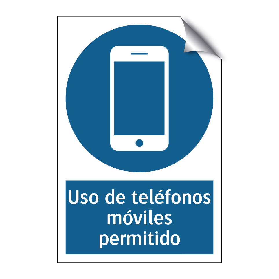 Uso de teléfonos móviles permitido