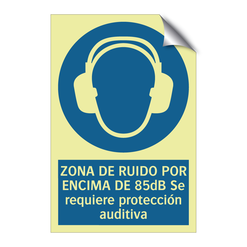 ZONA DE RUIDO POR ENCIMA DE 85dB Se requiere protección auditiva