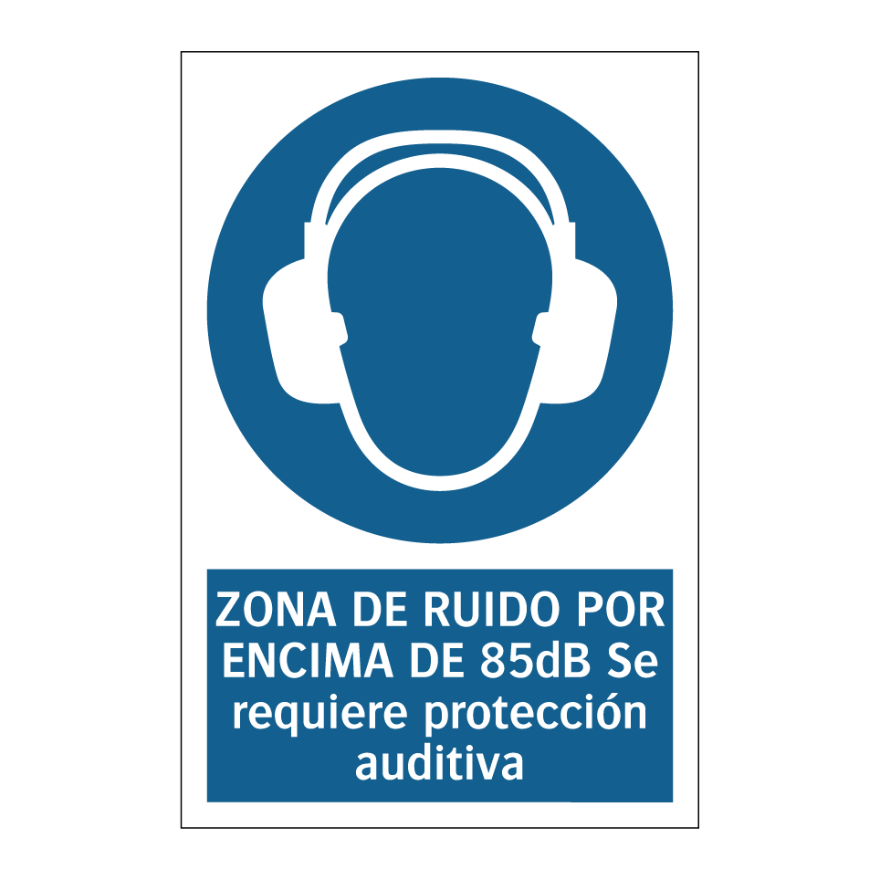 ZONA DE RUIDO POR ENCIMA DE 85dB Se requiere protección auditiva