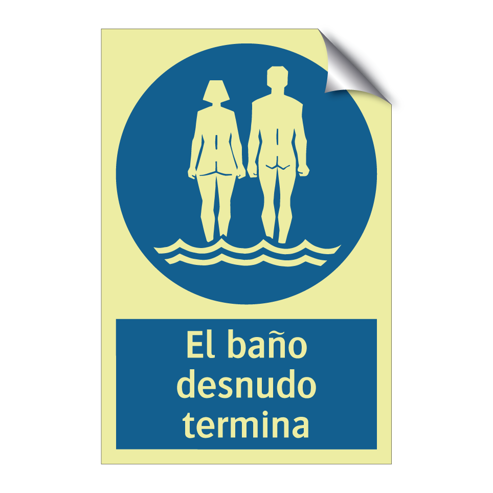 El baño desnudo termina