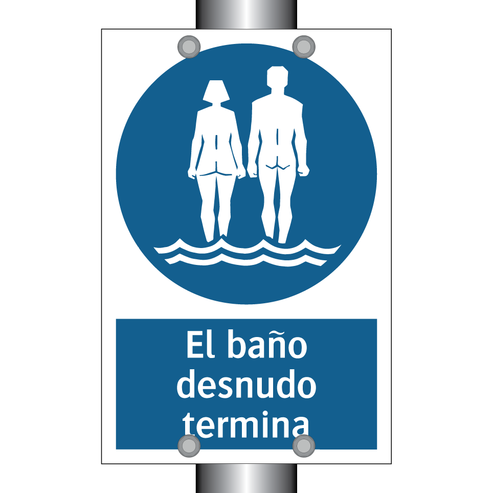 El baño desnudo termina