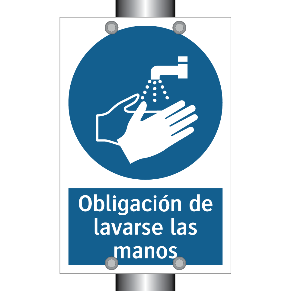 Obligación de lavarse las manos