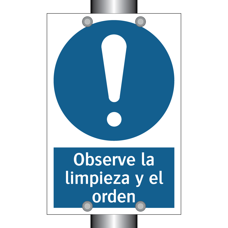 Observe la limpieza y el orden