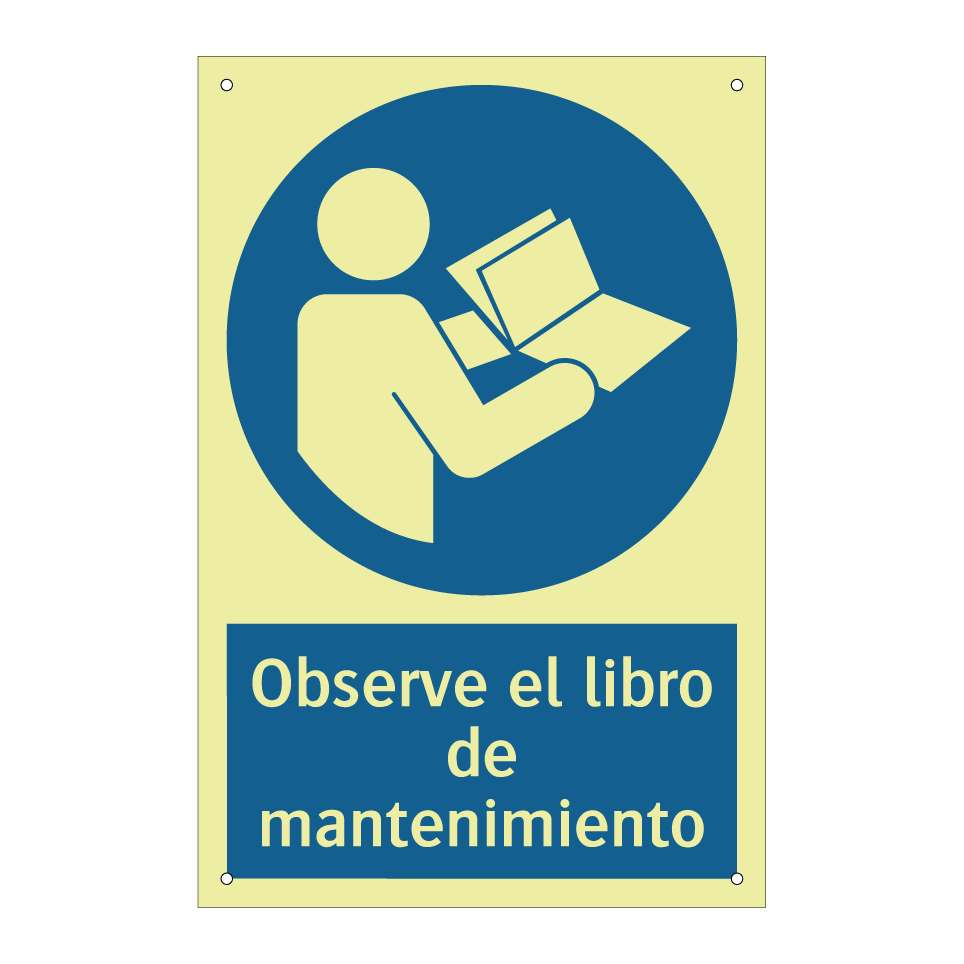 Observe el libro de mantenimiento
