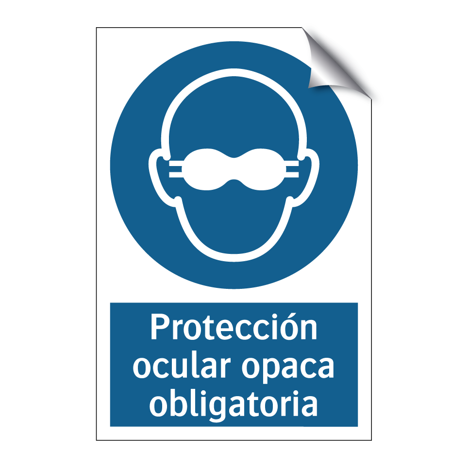 Protección ocular opaca obligatoria