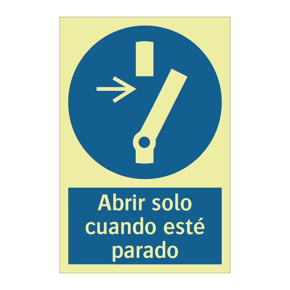 Abrir solo cuando esté parado