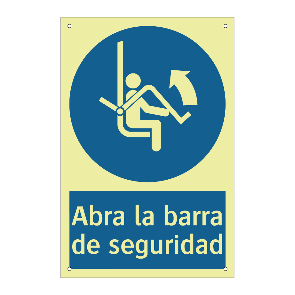 Abra la barra de seguridad