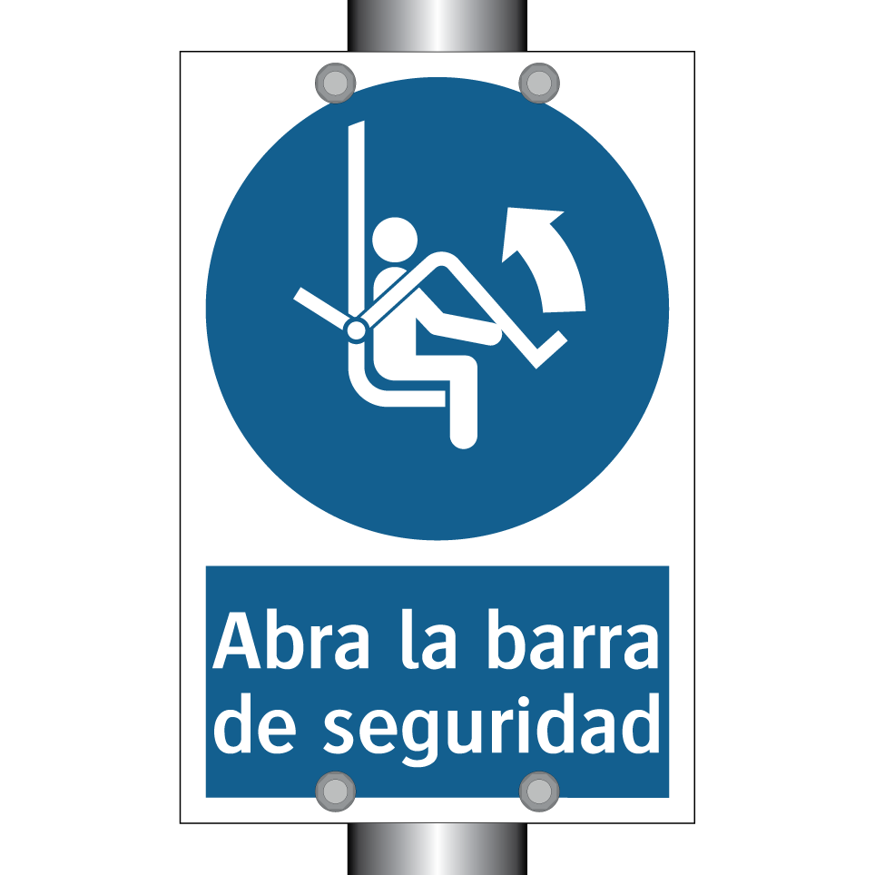 Abra la barra de seguridad