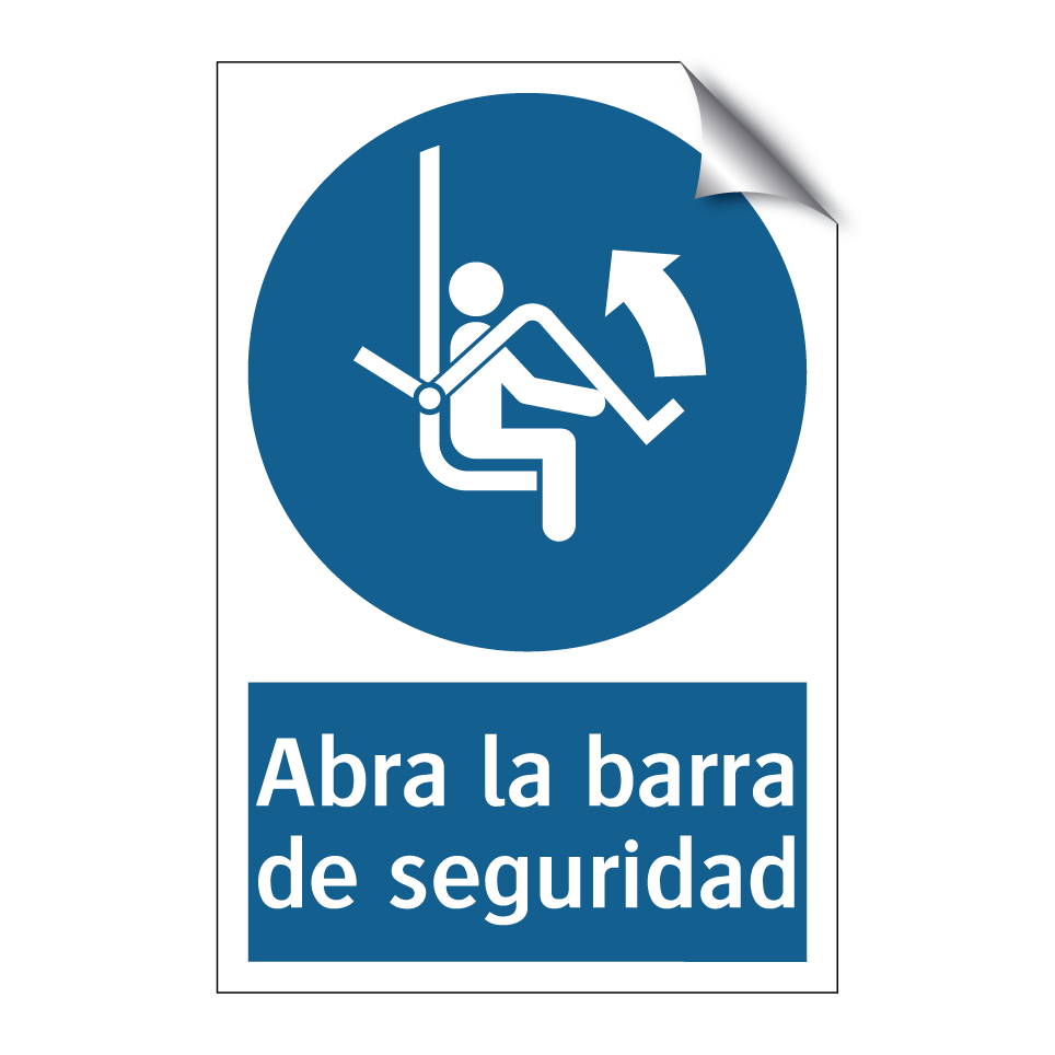 Abra la barra de seguridad