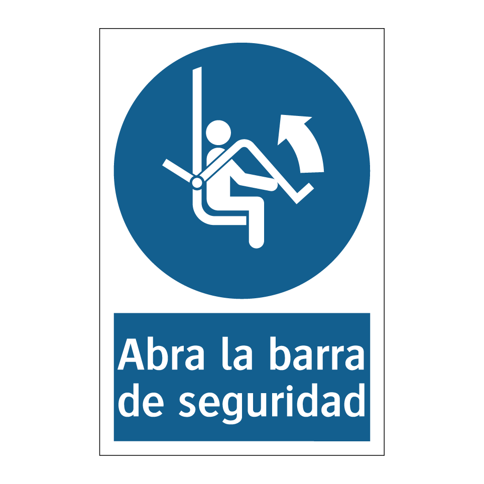 Abra la barra de seguridad
