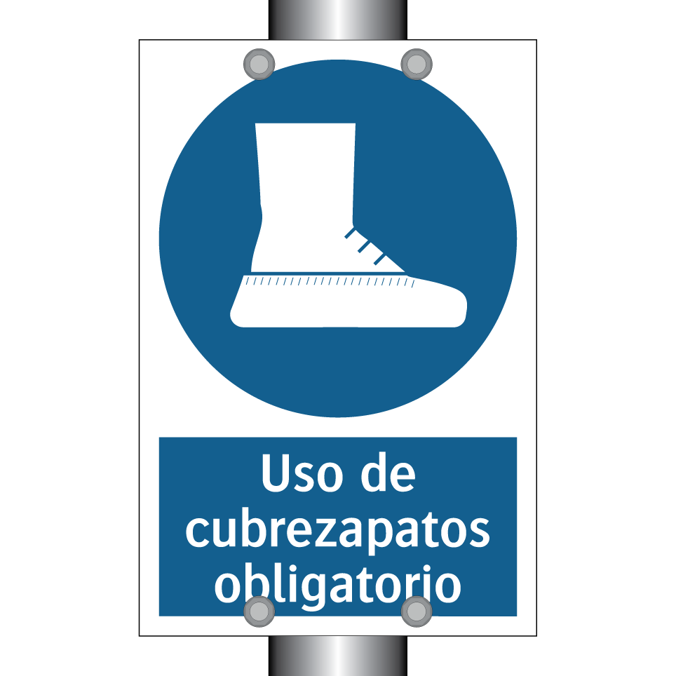Uso de cubrezapatos obligatorio