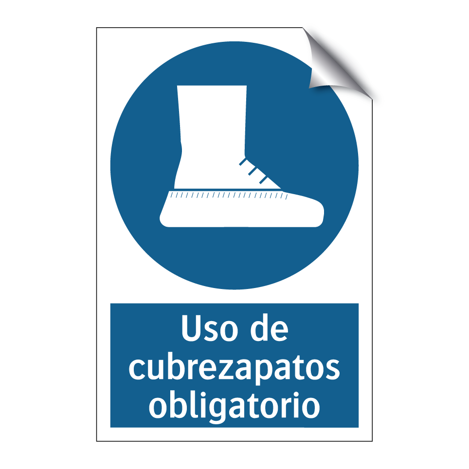 Uso de cubrezapatos obligatorio