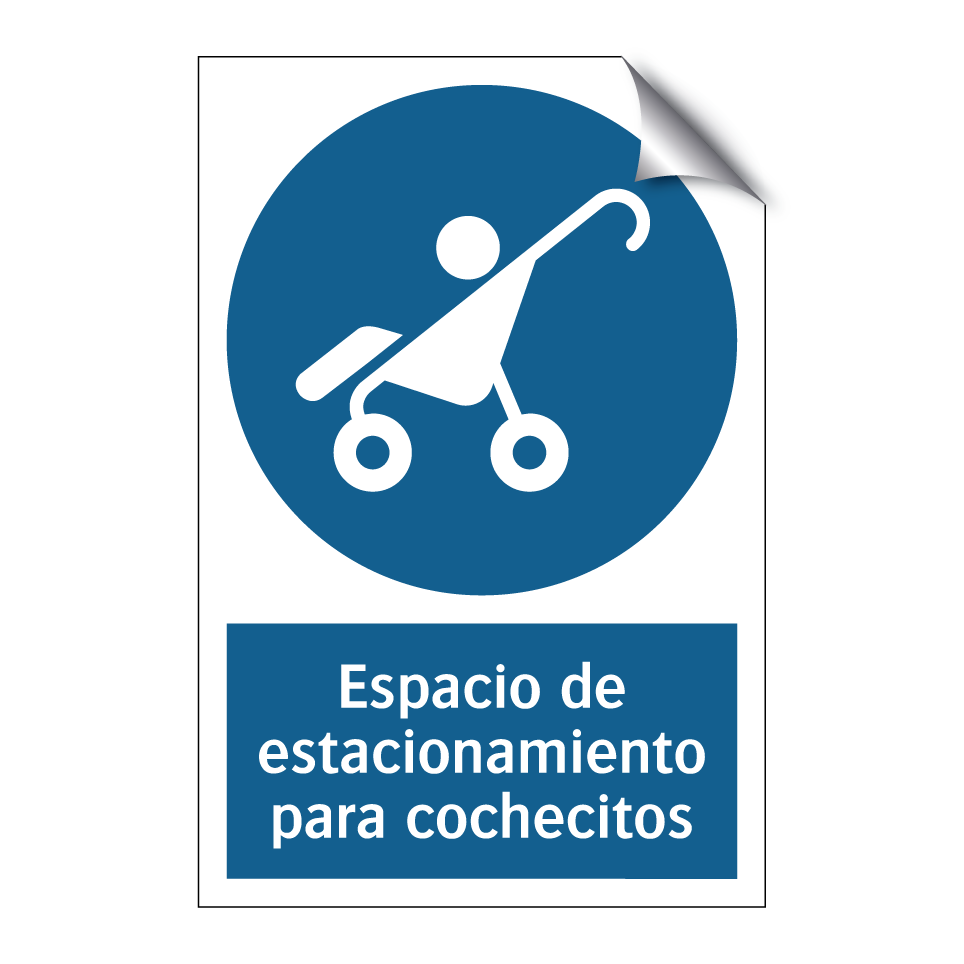 Espacio de estacionamiento para cochecitos