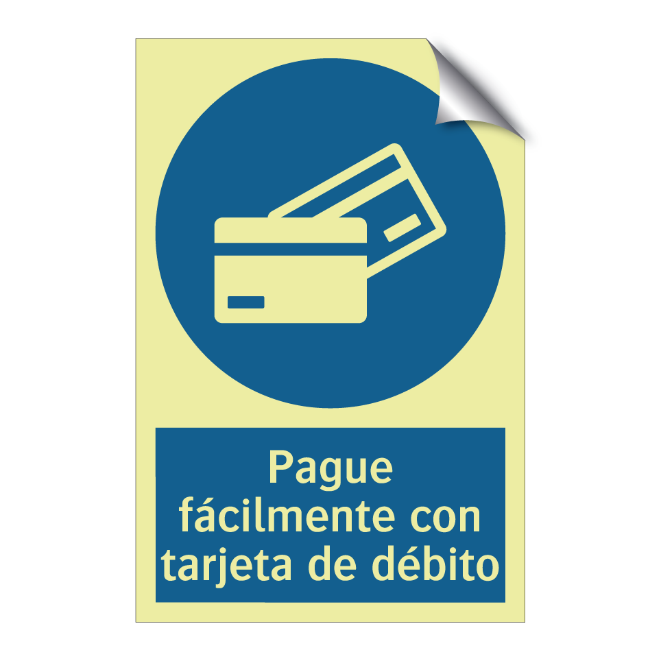Pague fácilmente con tarjeta de débito