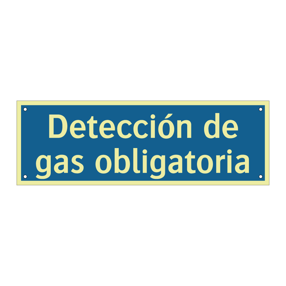 Detección de gas obligatoria