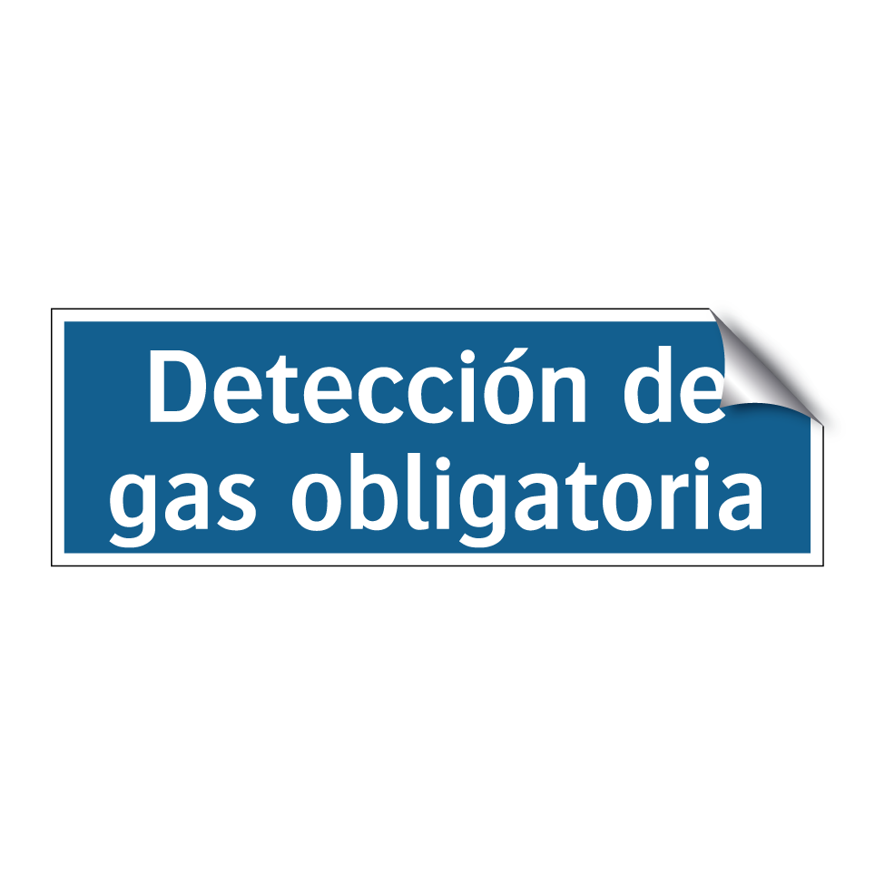 Detección de gas obligatoria