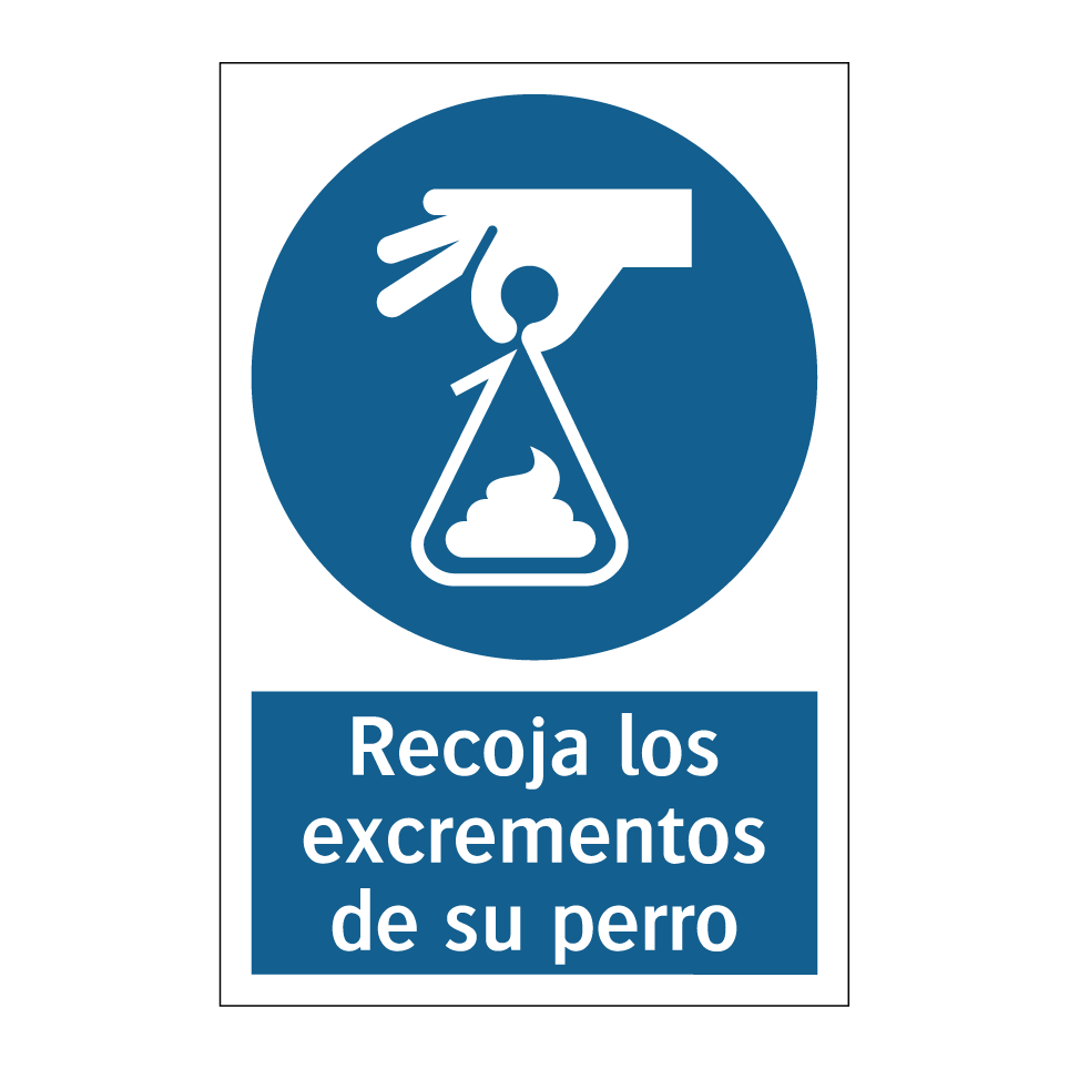 Recoja los excrementos de su perro