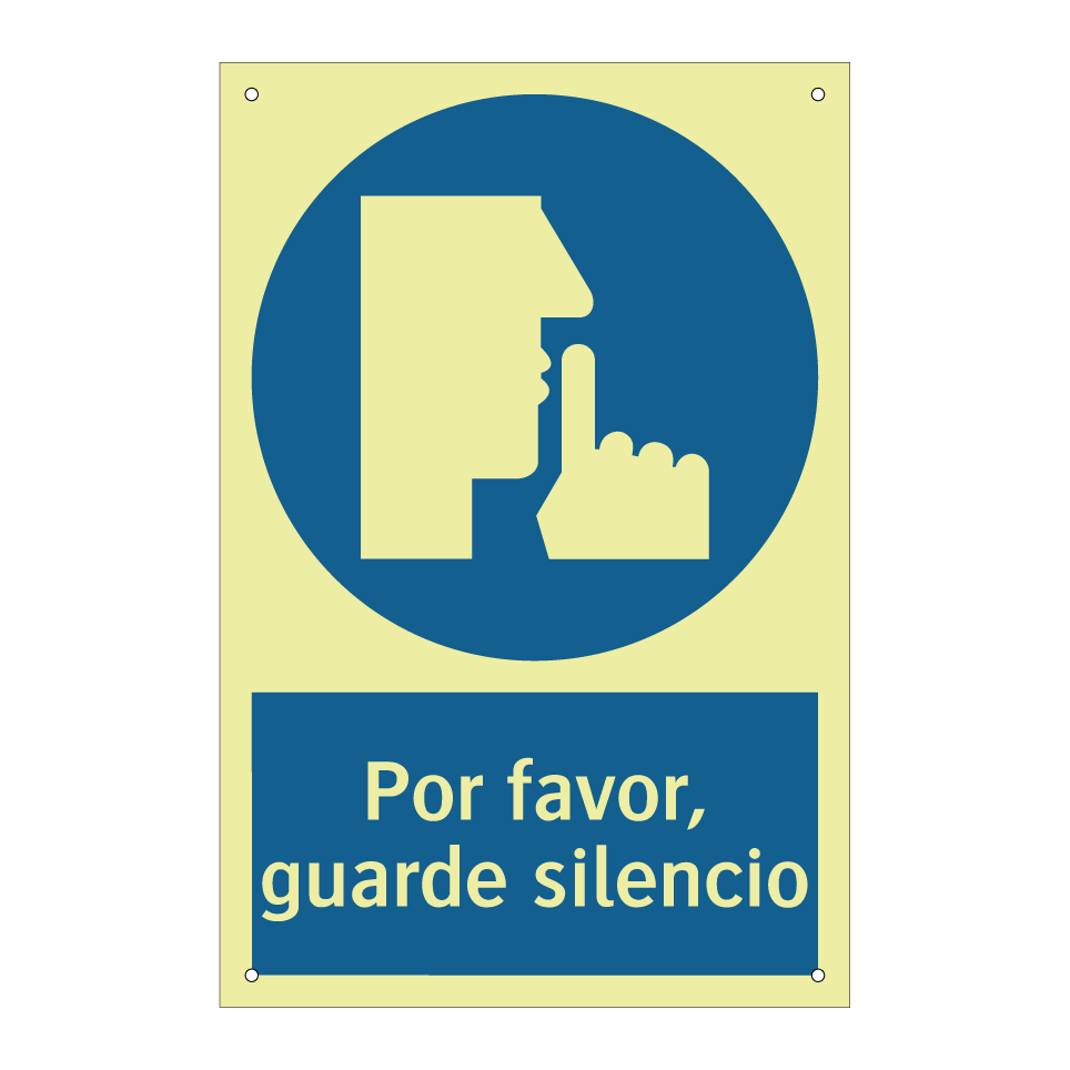 Por favor, guarde silencio
