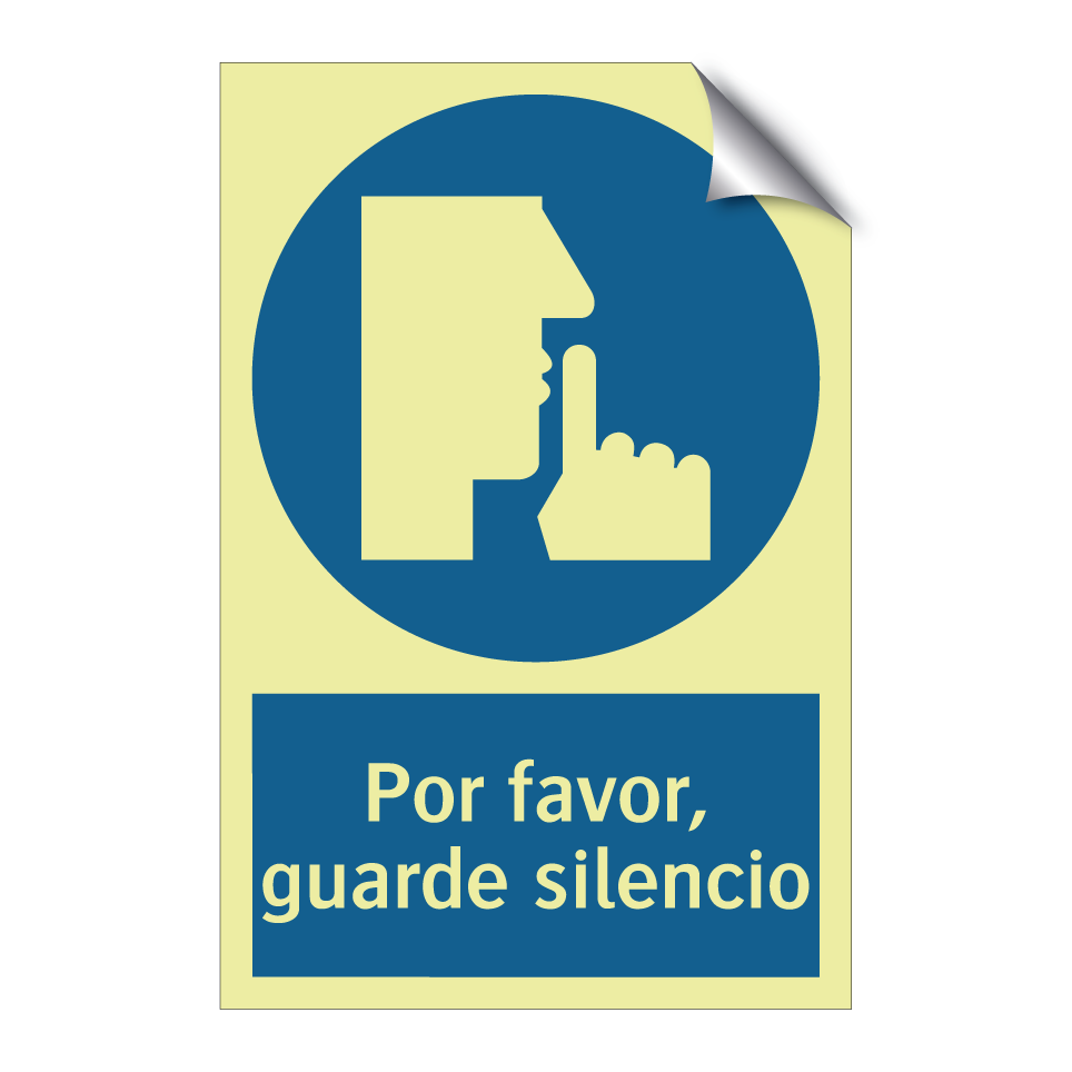 Por favor, guarde silencio