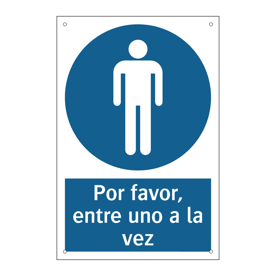 Por favor, entre uno a la vez