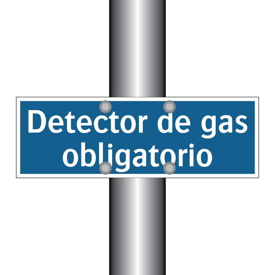 Detector de gas obligatorio