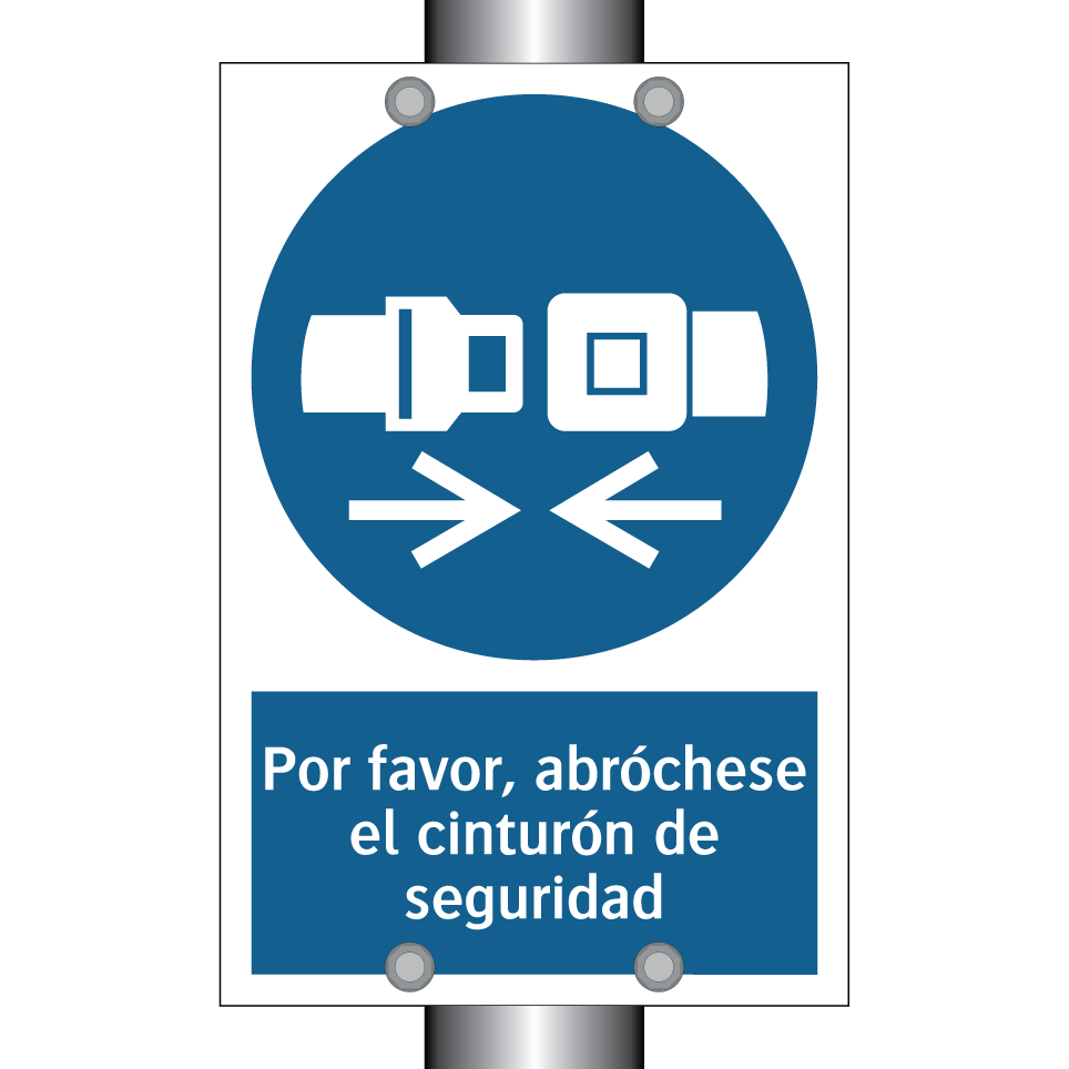 Por favor, abróchese el cinturón de seguridad