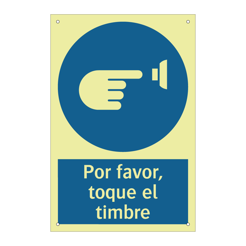 Por favor, toque el timbre