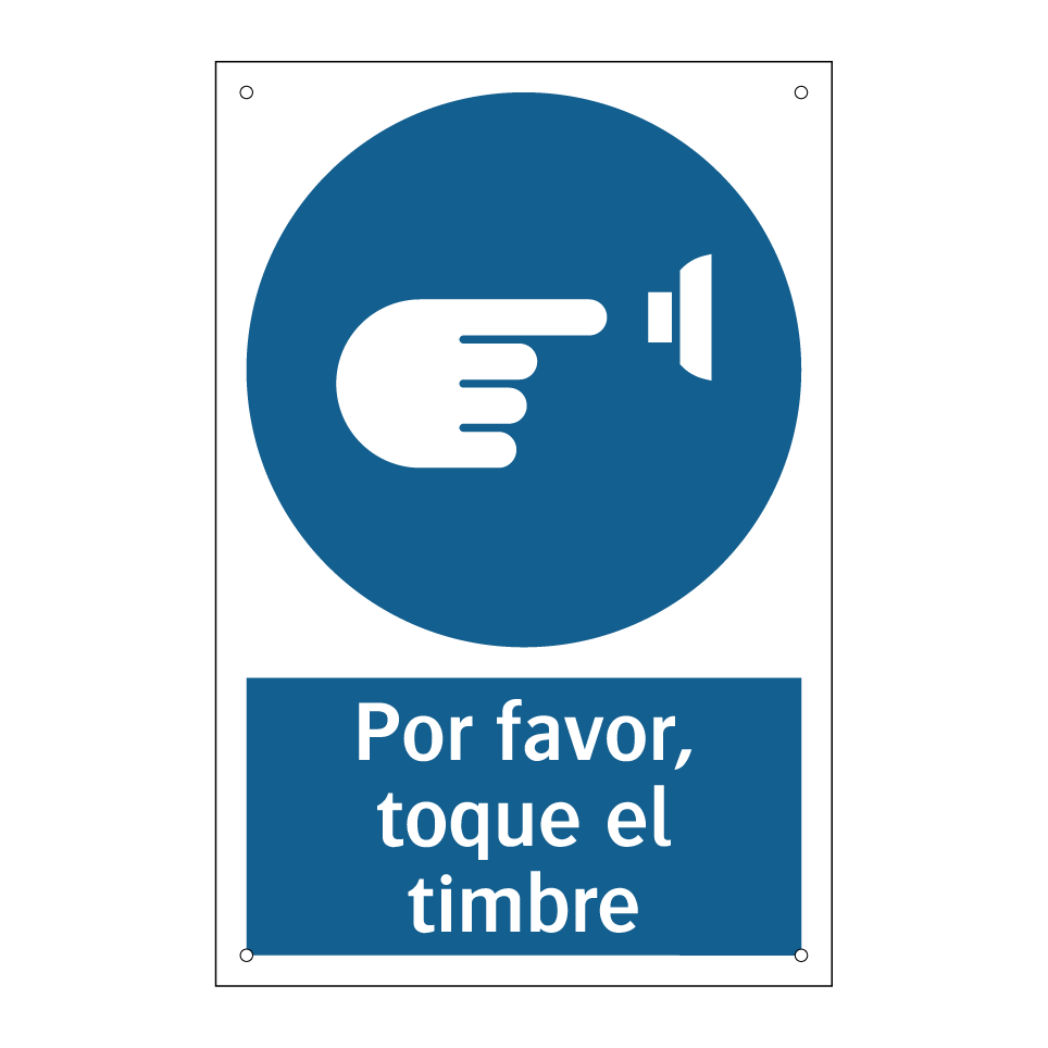 Por favor, toque el timbre