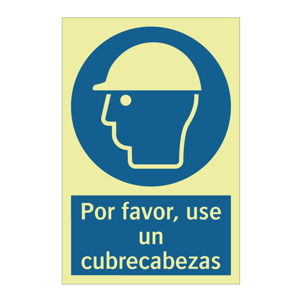 Por favor, use un cubrecabezas