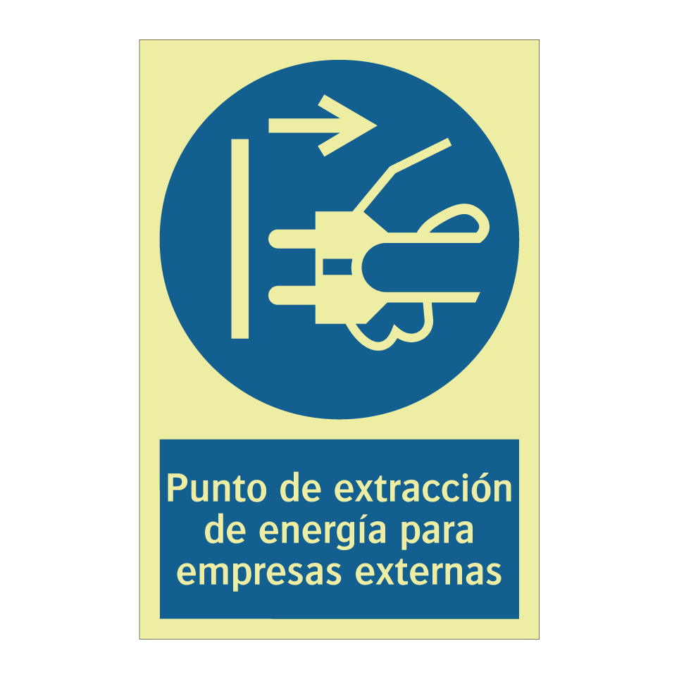 Punto de extracción de energía para empresas externas