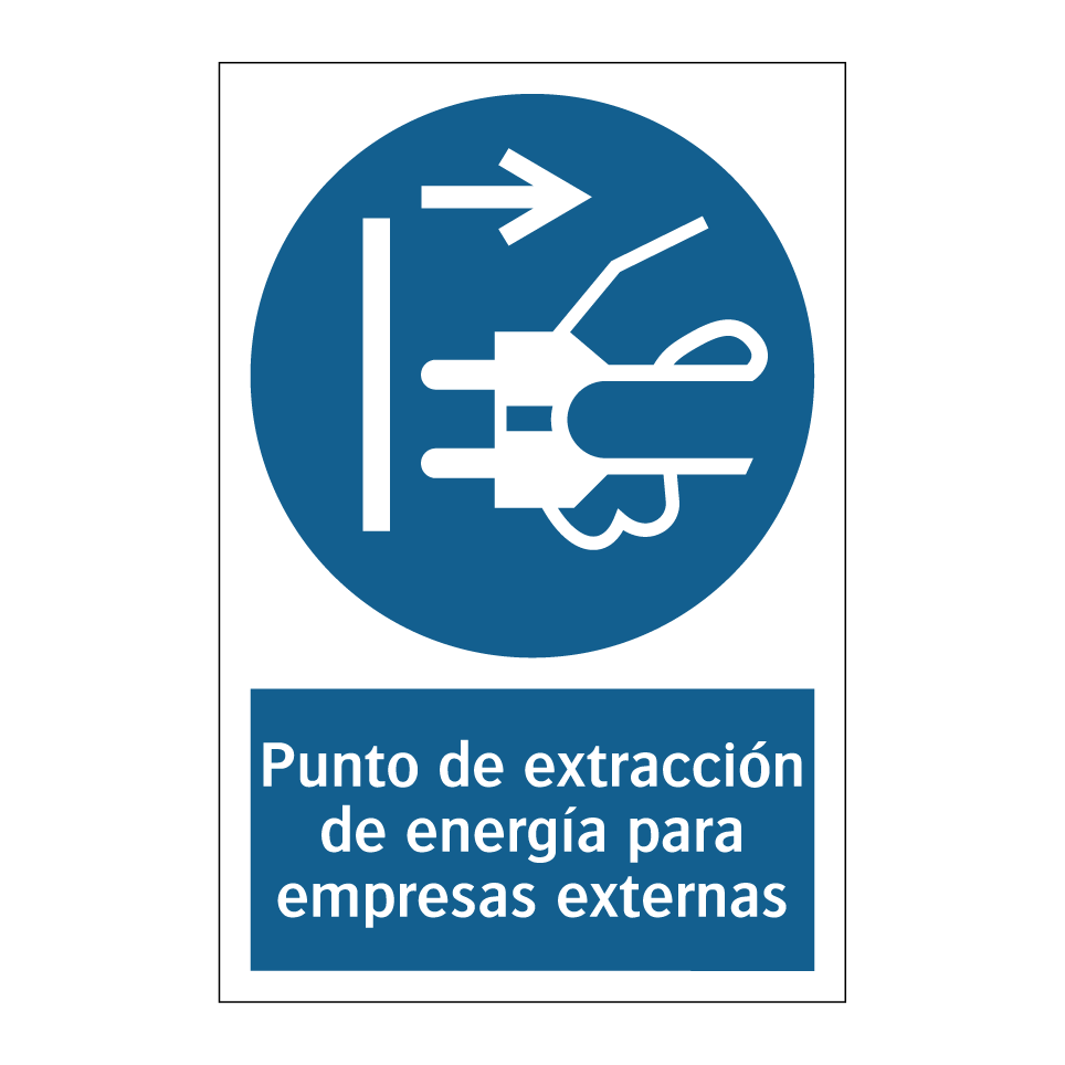 Punto de extracción de energía para empresas externas