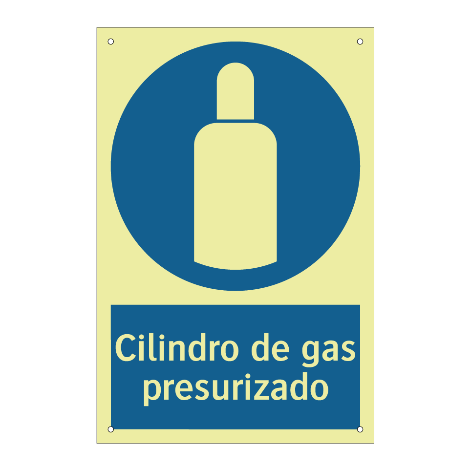 Cilindro de gas presurizado