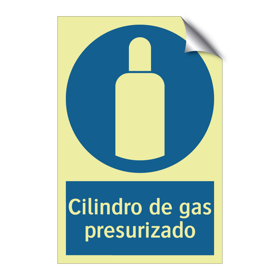 Cilindro de gas presurizado