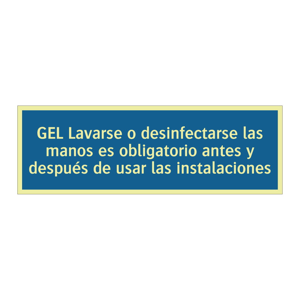 GEL Lavarse o desinfectarse las manos es obligatorio antes y después de usar las instalaciones