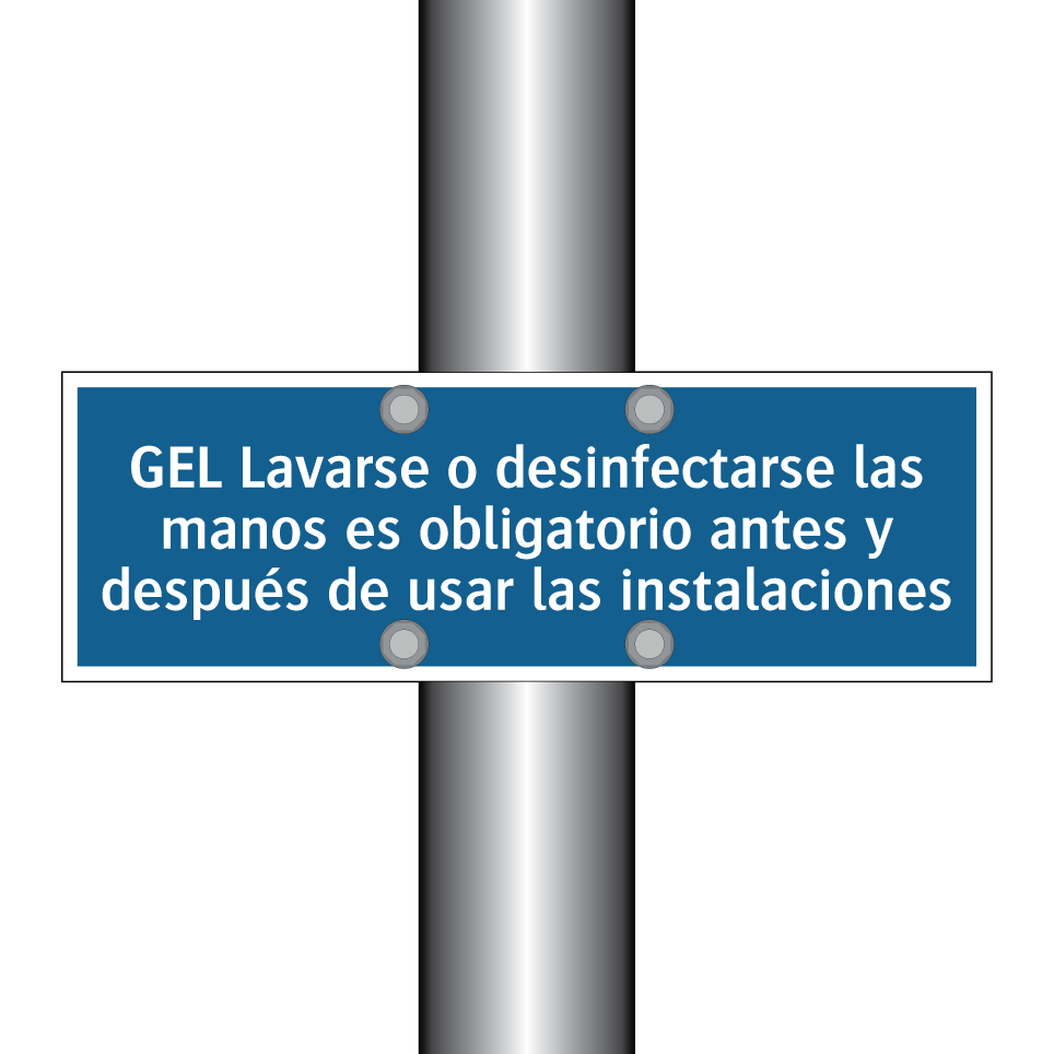 GEL Lavarse o desinfectarse las manos es obligatorio antes y después de usar las instalaciones