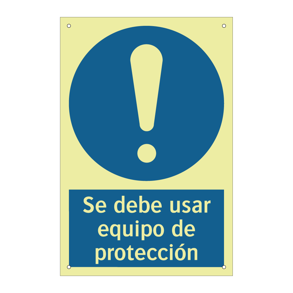Se debe usar equipo de protección