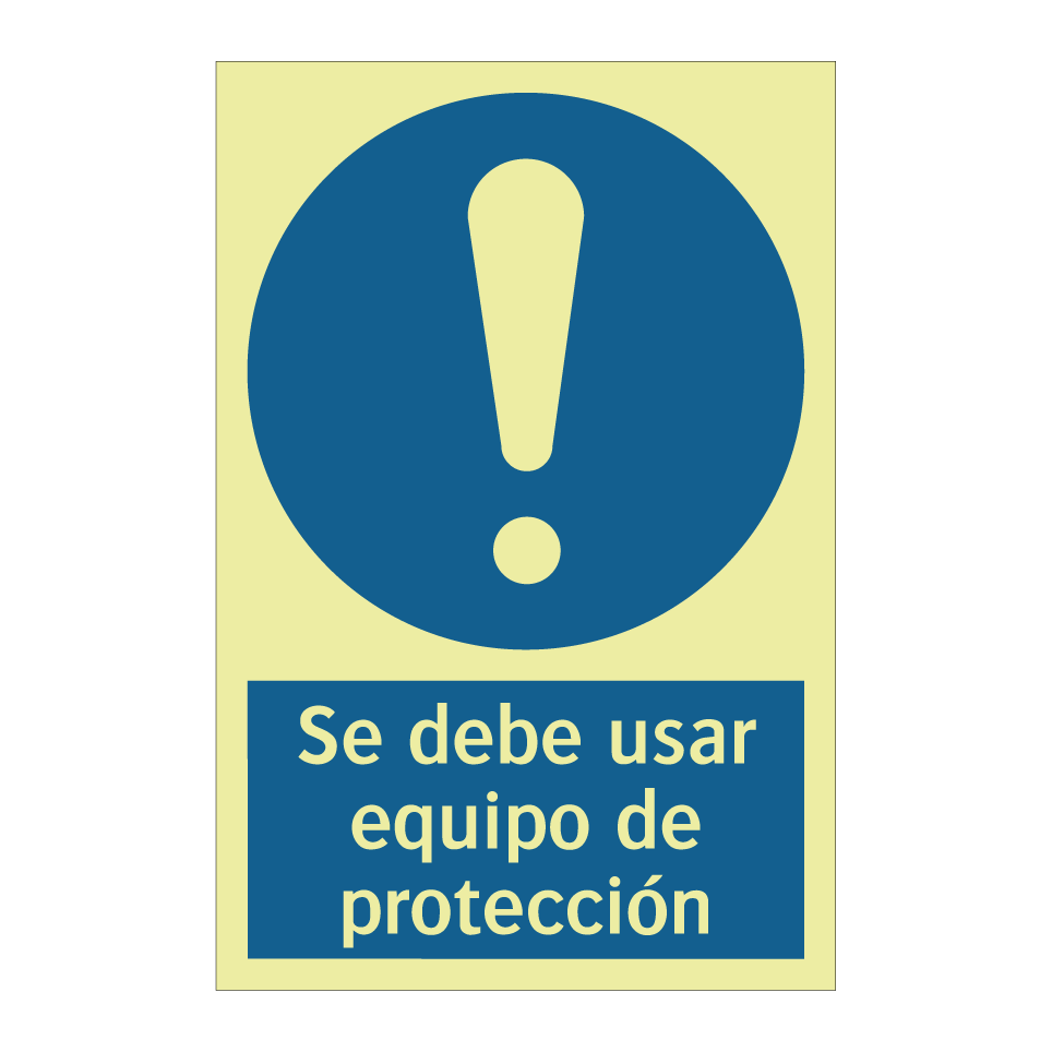 Se debe usar equipo de protección