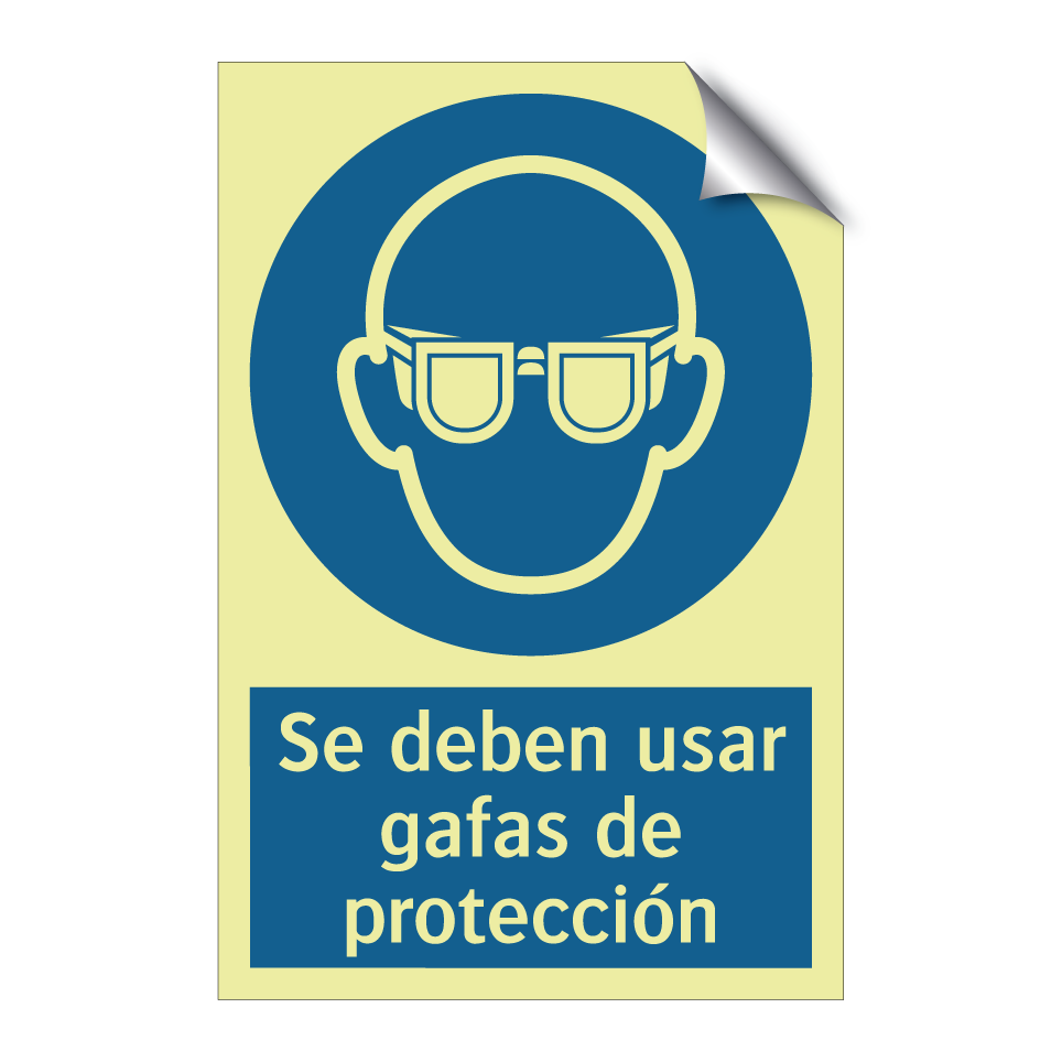 Se deben usar gafas de protección
