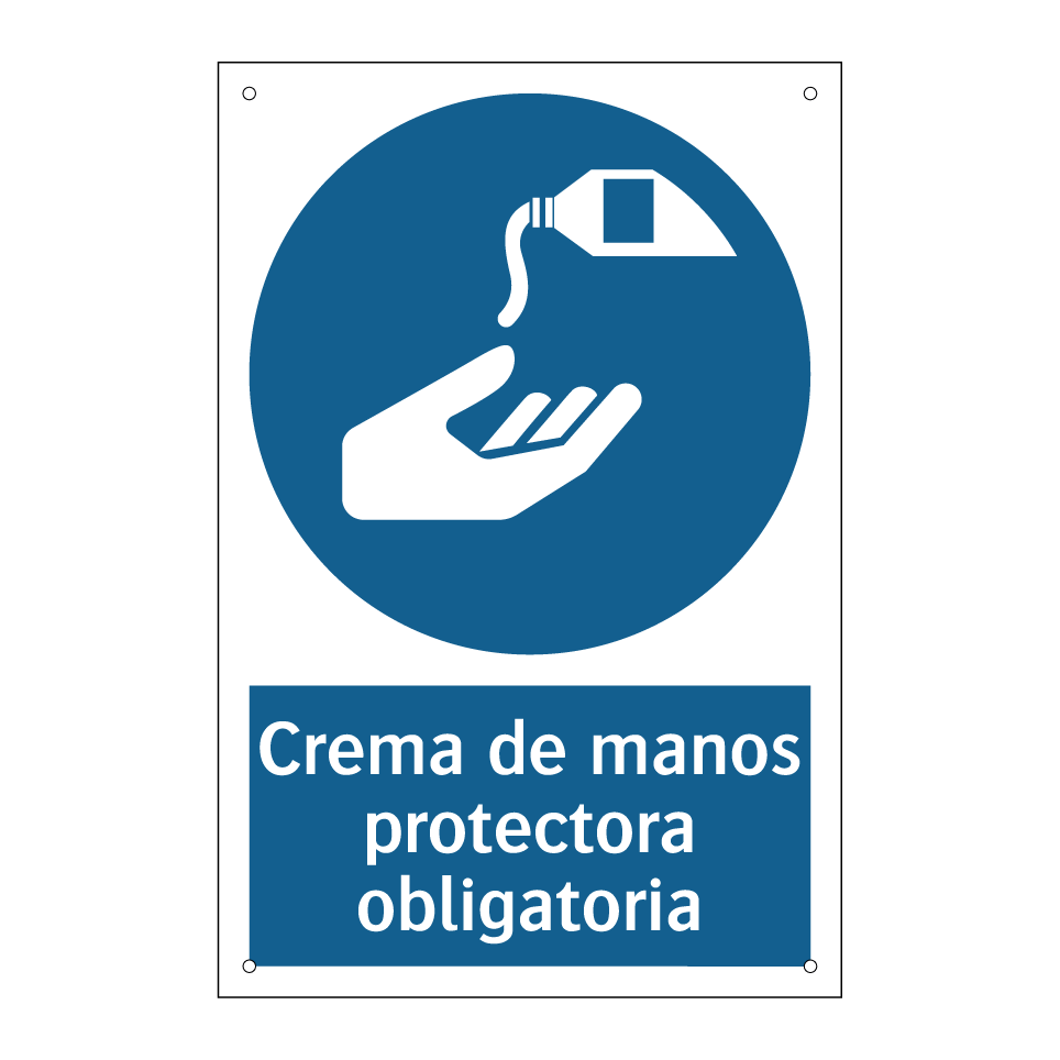 Crema de manos protectora obligatoria