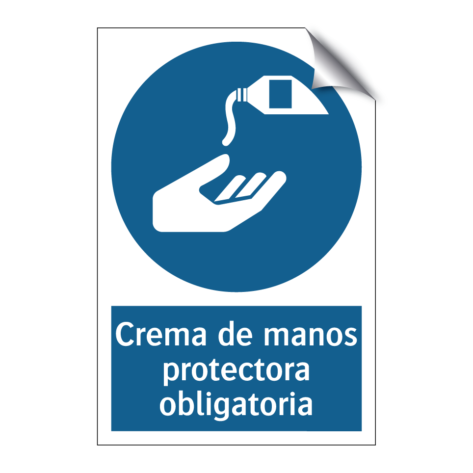 Crema de manos protectora obligatoria