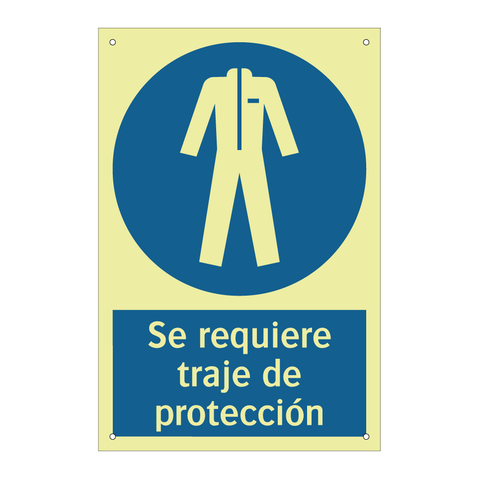 Se requiere traje de protección