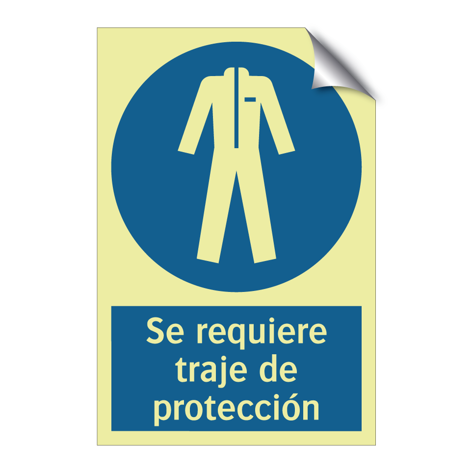 Se requiere traje de protección