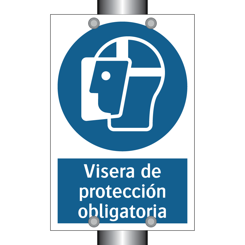 Visera de protección obligatoria