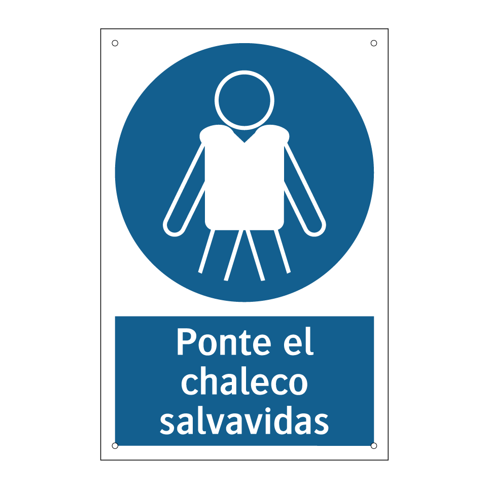 Ponte el chaleco salvavidas