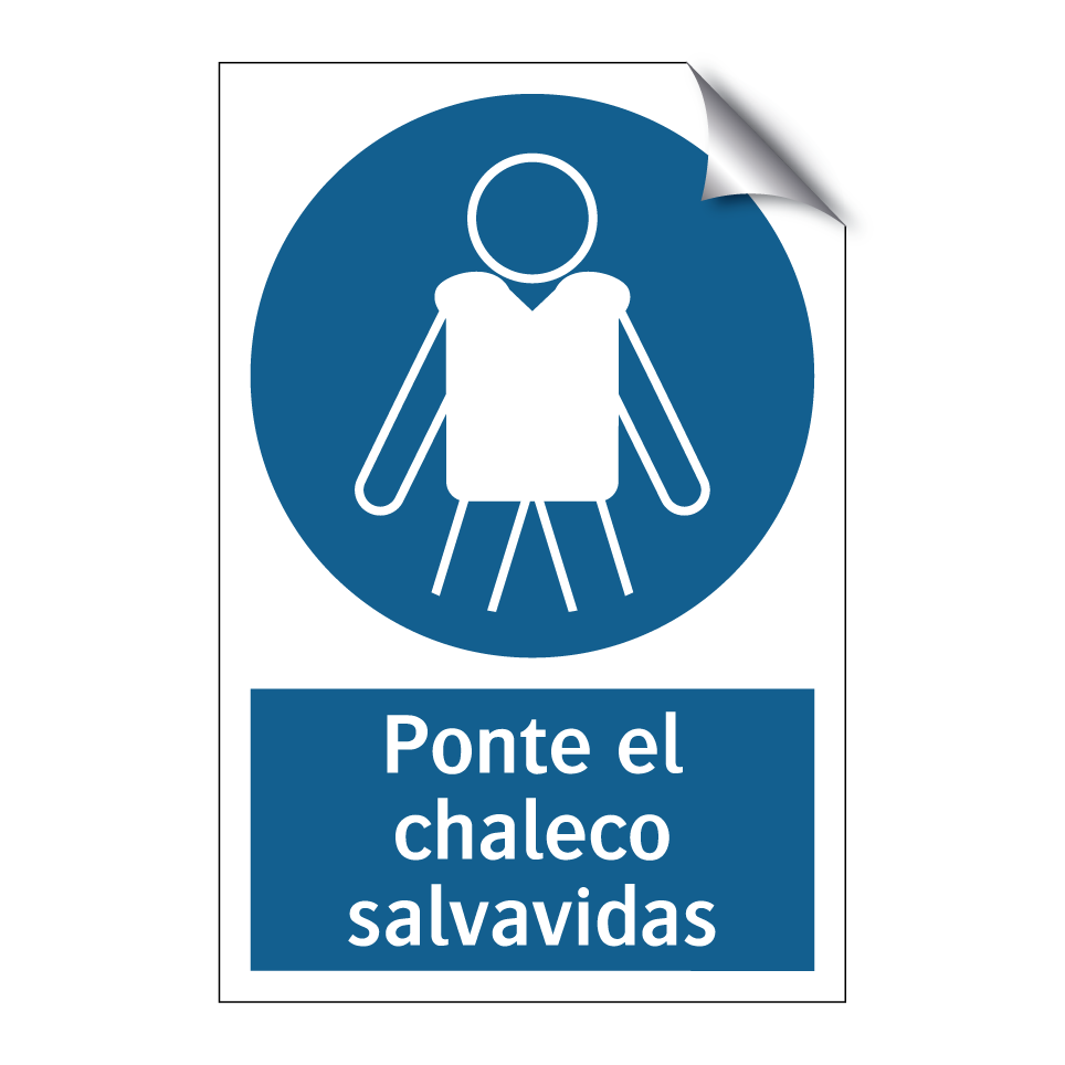 Ponte el chaleco salvavidas