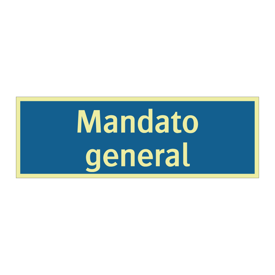 Mandato general